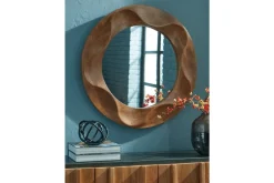 Aajon Accent Mirror In Brown