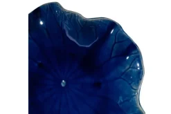 Abella Ceramic Wall Art In Blue, Set Of 3