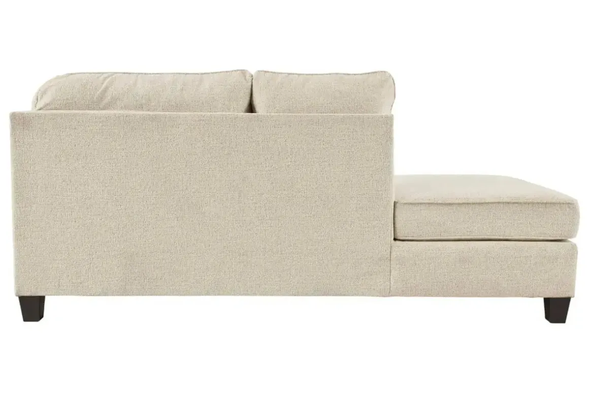 Abinger Sofa Tux Chaise Sectional In Smoke, Left Facing