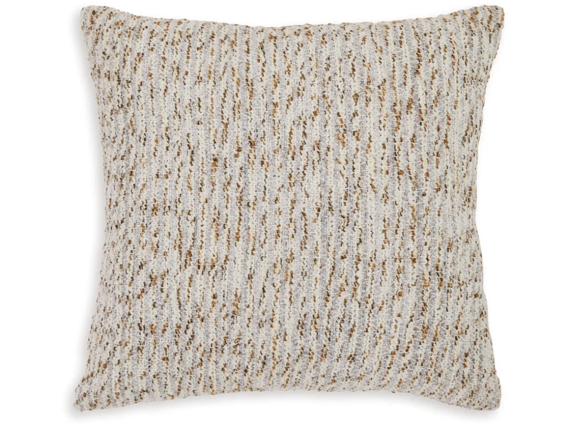 Abler Accent Pillow In Ivory/Gray/Gold