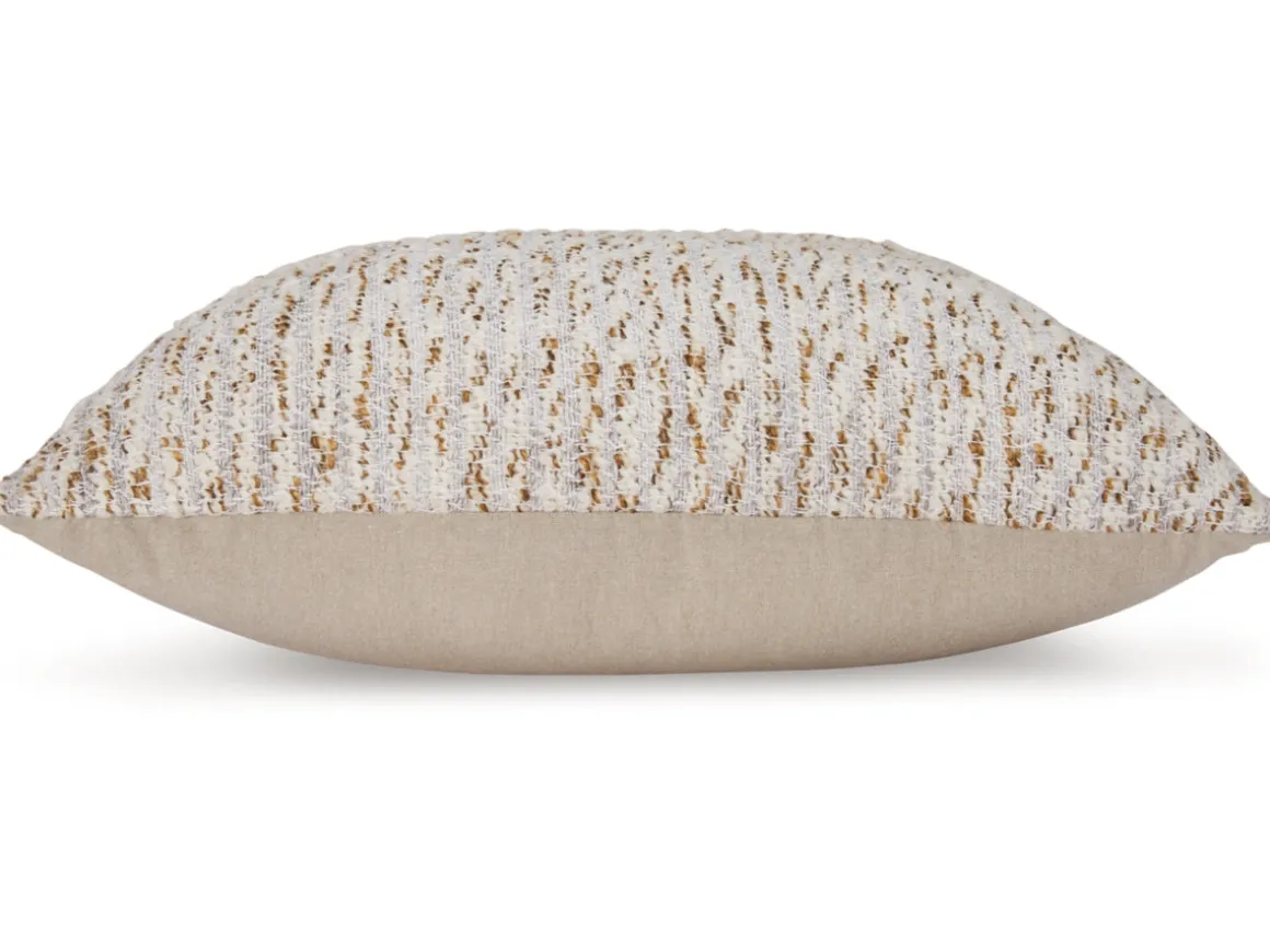 Abler Accent Pillow In Ivory/Gray/Gold