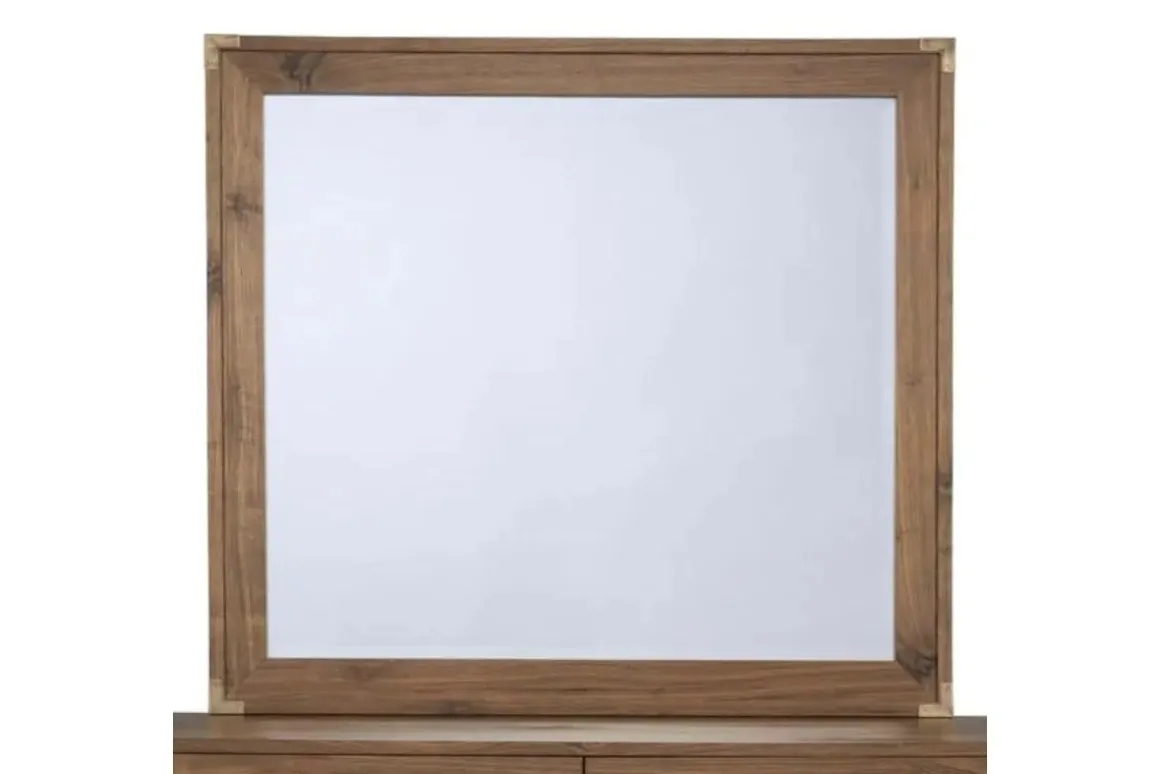 Adler Mirror In Natural Walnut