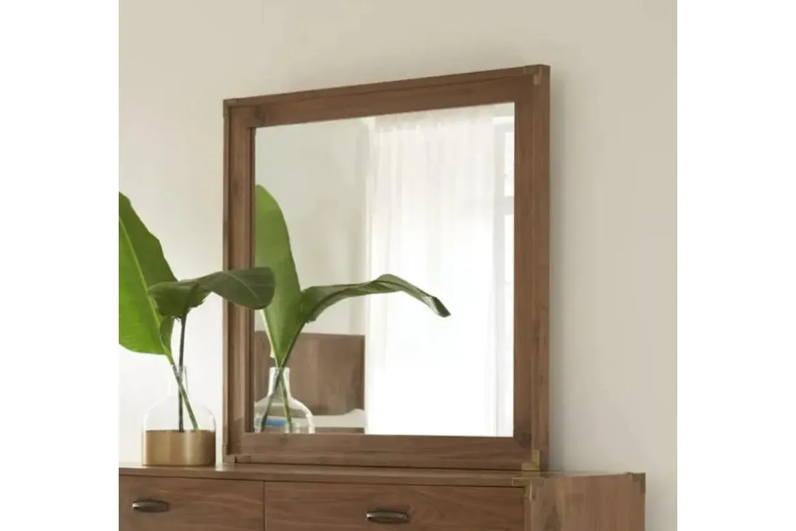 Adler Mirror In Natural Walnut