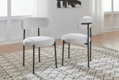 Aere Dining Table & 4 Chairs In Natural Ash/Ivory