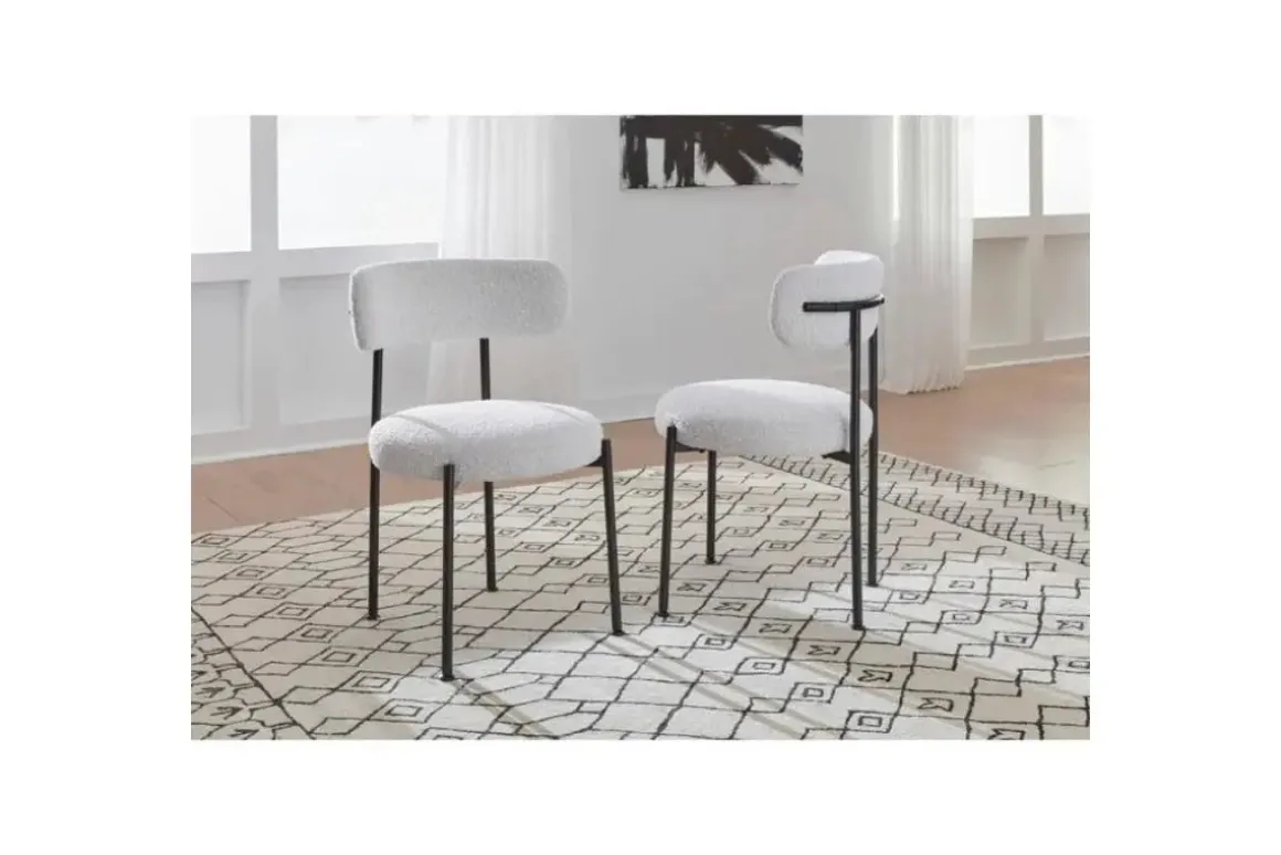 Aere Side Chair In Ivory, Set Of 2