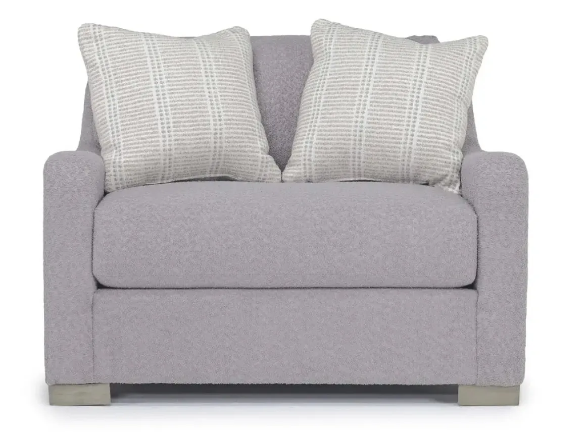 Alice Chair In Bellevue Platinum, Down