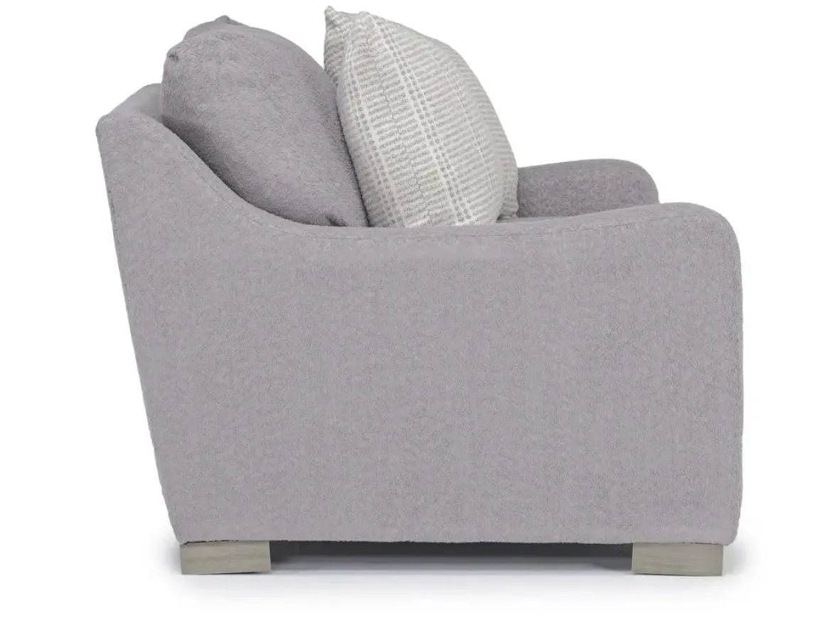 Alice Chair In Bellevue Platinum, Down