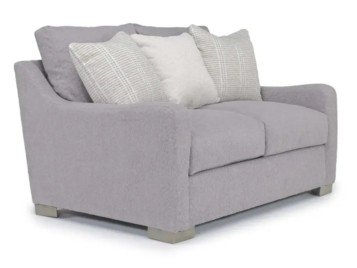 Alice Loveseat In Bellevue Platinum