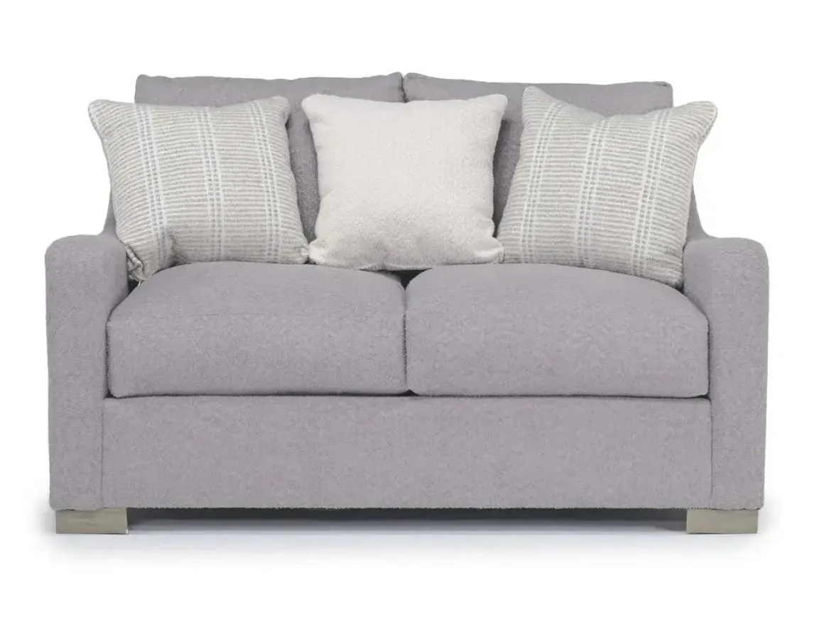 Alice Loveseat In Bellevue Platinum