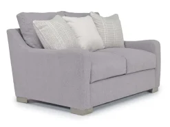 Alice Sofa & Loveseat In Bellevue Platinum
