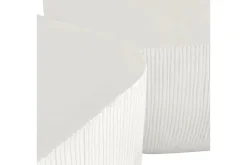 Alma Outdoor Square Coffee Table In White