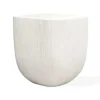 Alma Outdoor Square End Table In White