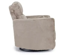 Alpaca Swivel Gliding Recliner In Badgley Hemp
