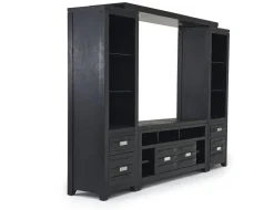 Altamonte 4 Piece Entertainment Center In Gray, 70 Inch