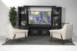 Altamonte 4 Piece Entertainment Center In Gray, 70 Inch