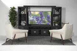 Altamonte 4 Piece Entertainment Center In Gray, 70 Inch
