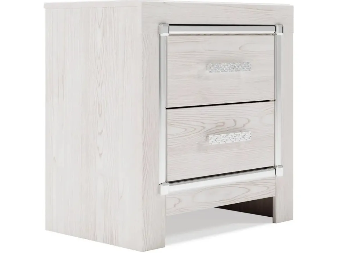 Altyra Nightstand In White