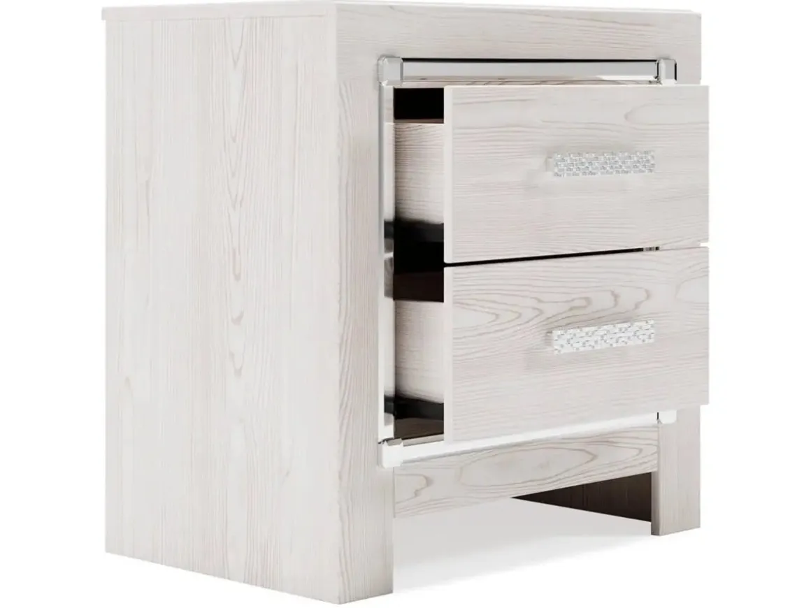 Altyra Nightstand In White