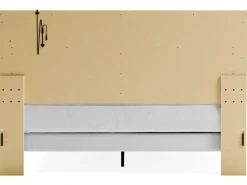 Altyra Panel Bed In Pearl White, Twin