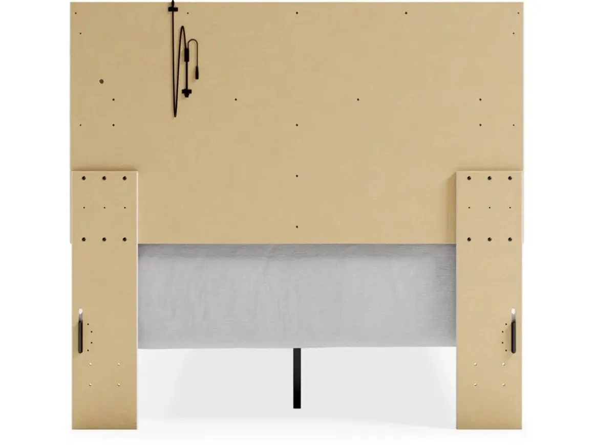 Altyra Panel Bed In Pearl White, Twin