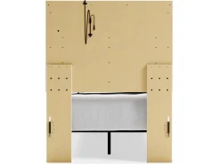 Altyra Panel Bed In Pearl White, Twin