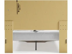 Altyra Panel Bed W/ Storage In Pearl White, Queen