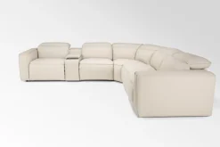 Amara 6 Piece 2 Power Sectional In Tasmin Granite