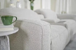 Amara 2 Power Console Loveseat In Tasmin Granite