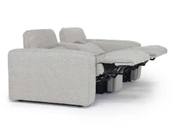 Amara 2 Power Console Loveseat In Tasmin Granite
