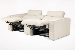Amara 2 Power Console Loveseat In Tasmin Granite