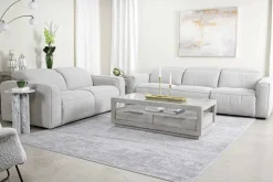 Amara 2 Power Sofa In Tasmin Granite
