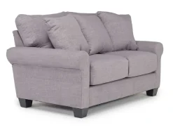Amelia Crypton Performance Loveseat In Nomad Snow, Down