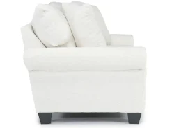 Amelia Crypton Performance Loveseat In Nomad Snow, Down