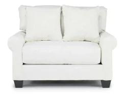 Amelia Crypton Performance Chair In Nomad Snow