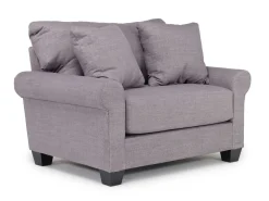 Amelia Crypton Performance Chair In Nomad Snow