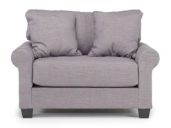 Amelia Crypton Performance Chair In Nomad Snow