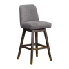 Amelia Swivel Barstool In Mocha
