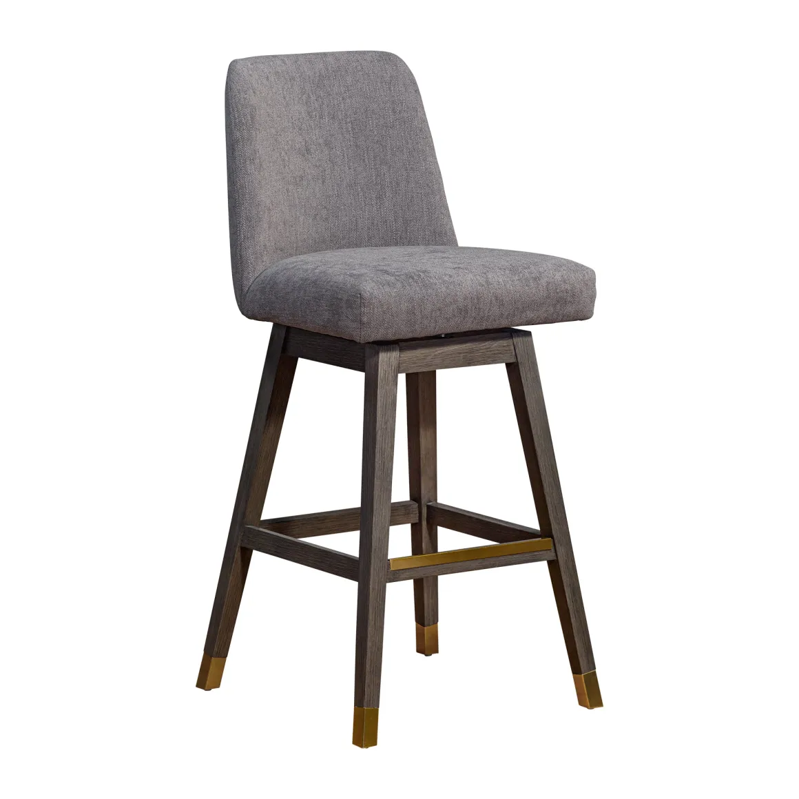 Amelia Swivel Barstool In Mocha
