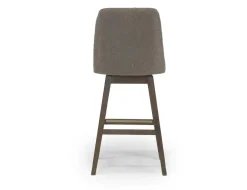 Amelia Swivel Counter Height Stool In Mocha