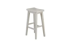 Americana Bar Height Dining Table & 2 Stools In Cotton