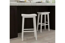 Americana Bar Height Dining Table & 2 Stools In Cotton