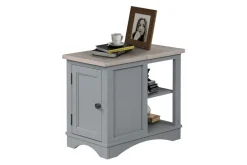 Americana Chairside Table In Blue