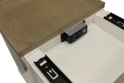 Americana Chairside Table In Blue