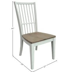 Americana Dining Table & 4 Chairs & Bench In Cotton