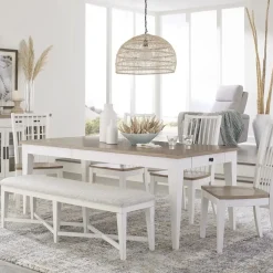 Americana Dining Table In Cotton