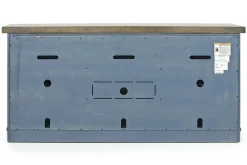 Americana Media Console In Gray, 63 Inch