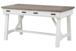 Americana Office Desk In Blue, 60 Inch