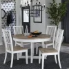 Americana Round Dining Table In Cotton