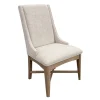 Americana Upholstered Arm Chair In Cotton, Set Of 2