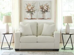 Amesley Loveseat In Ivory